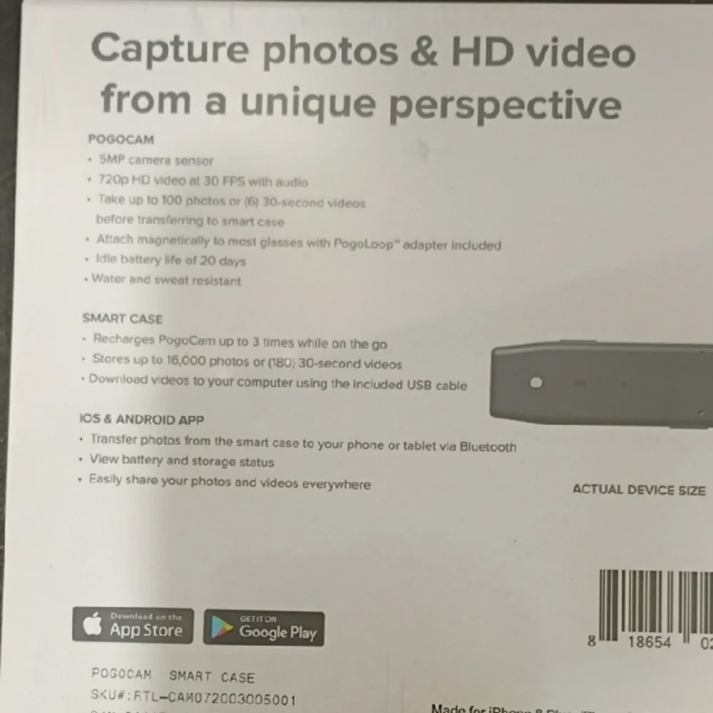 Wearable Camera - Black